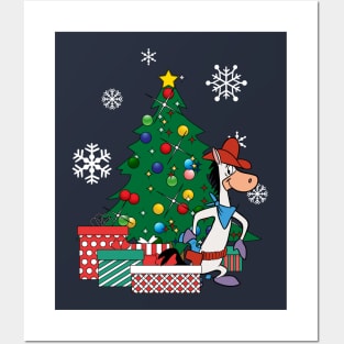 Quick Draw McGraw Around The Christmas Tree Posters and Art